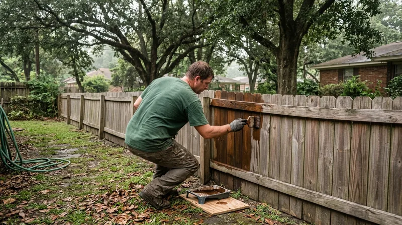 Fence Staining & Restoration Baton Rouge